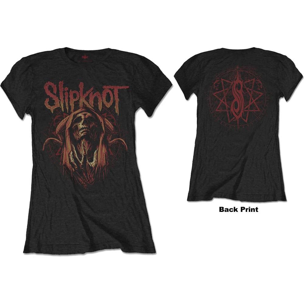 Slipknot Ladies Tshirt Evil Witch (Back Print) S