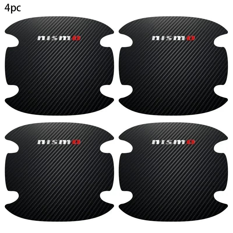 

2025 For Nissan 4PCS Car Door Bowl Scratch Protective Sticker For Nissan Nismo Logo Tiida Teana Qashqai Juke X trail Note Almera