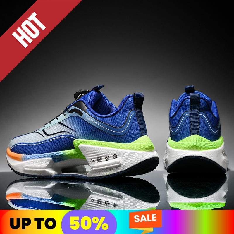 Running Sneakers Men Lightweight Breathable Wear-Resistant AirCushion Jogging Shoes Comfy Marathon Athletic Sports Shoes for Man