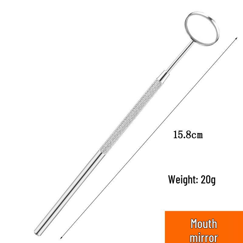 Dental Tools Kit: Stainless Steel Teeth Cleaner, Probe, Pick & Excavator for Oral Care