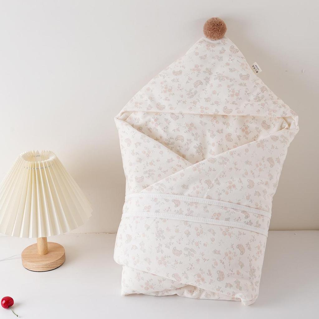 Verdickte reine Baumwoll-Baby-Swaddle-Decke für Herbst/Winter