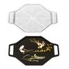 Multi Purpose Crafting Mold for Homemade Oval or Octagonal Serving Plates and Decorative Resin Art Projects