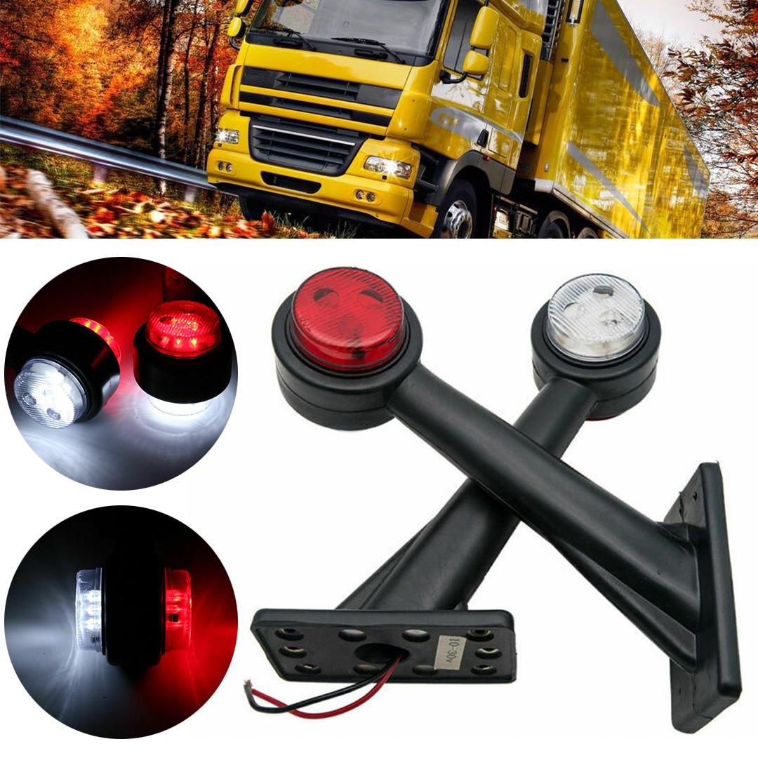 

PDTO 2 X 12 LED Боковой контур стебля Маркер Огни Лампа Прицеп Грузовик
