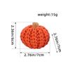 New Knitted Pumpkin Decorative Ornaments Diy Hand-woven Colorful Pumpkin Party Layout Props