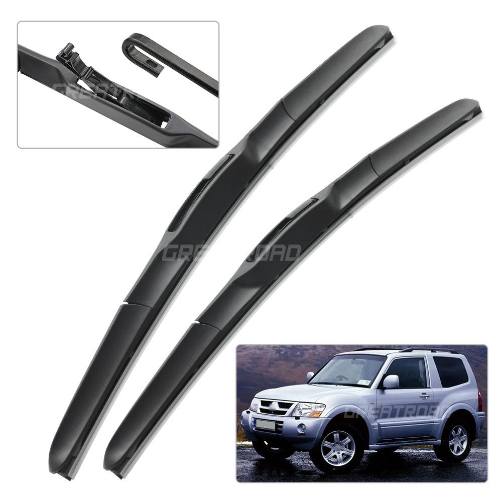 For Mitsubishi Pajero Montero Shogun V60 2000-2006 2001 2002 Wiper Front Wiper Blades Windshield Windscreen Window Brush 20"+20"