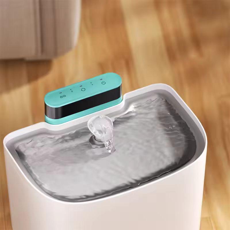Pet Smart Drinking Fountain 3.6L 10000mAh APP Control UVC Sterilization Wireless Magnetic Suspension Dog and Cat Water Dispenser