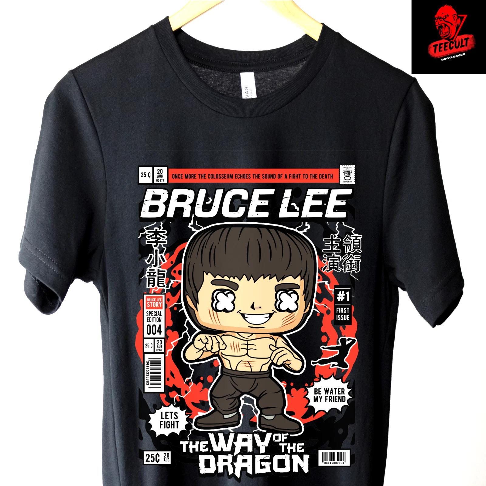 Men s and Women s T-shirts Bruce Lee | The Way of the Dragon Cult Film Comic Tee Unisex XS