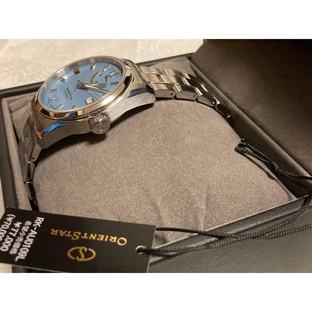 Used ORIENT STAR RK-AU0109L Ice Blue Dial Automatic Watch