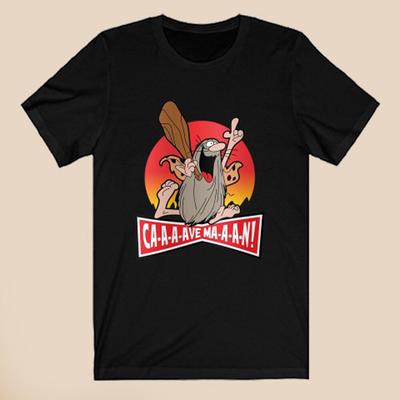 Captain Caveman Men's Black T-Shirt Size S-3XL Unisex T-Shirt