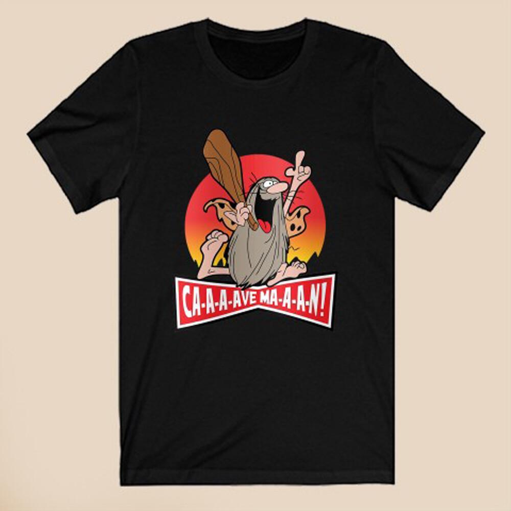 Captain Caveman Men s Black T-Shirt Size S-3XL Unisex T-Shirt S