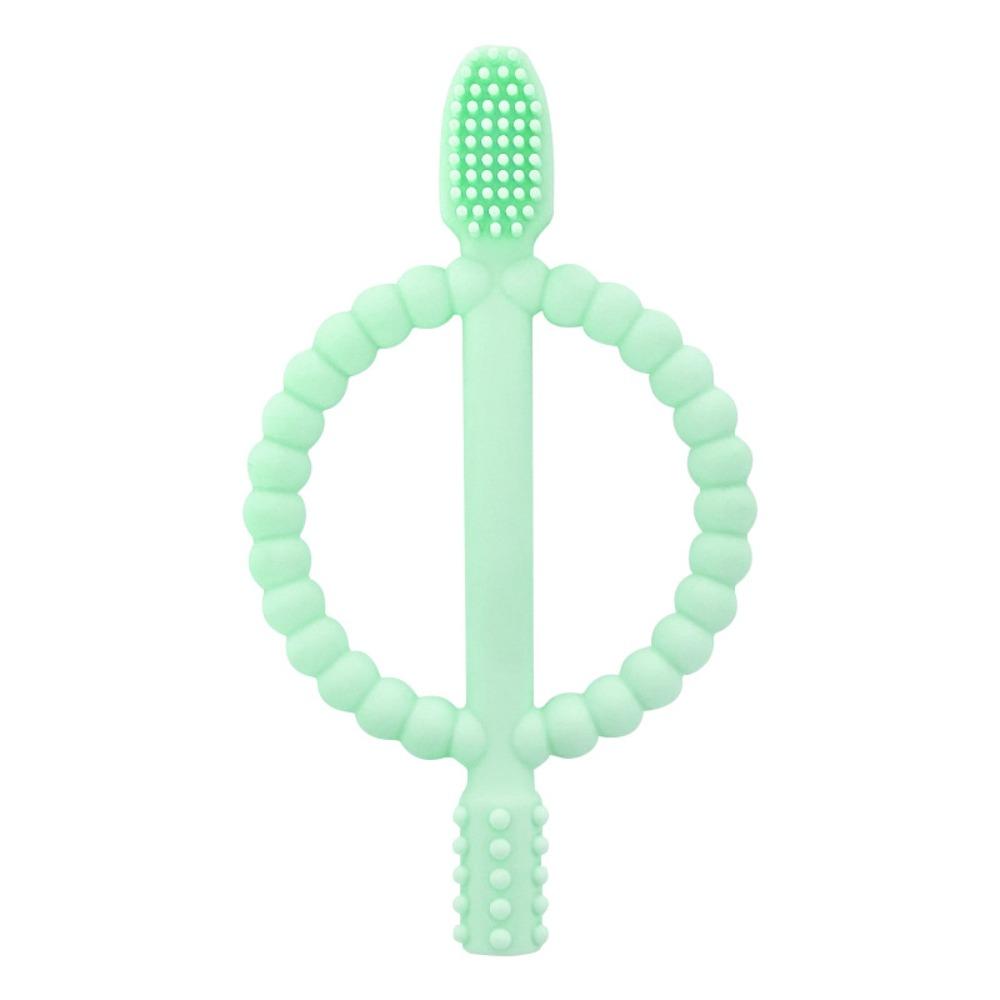 Easy-Hold Handle Chew Stick Toys Food Grade Teething Toys Premium Infant Toothbrush  Daycare