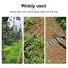 4/5/6/7 Teeth Iron Gardening Hoe Weeding Rake Farm Tool Grasping Raking Loosening Soil Nail Rake Agricultural Tools