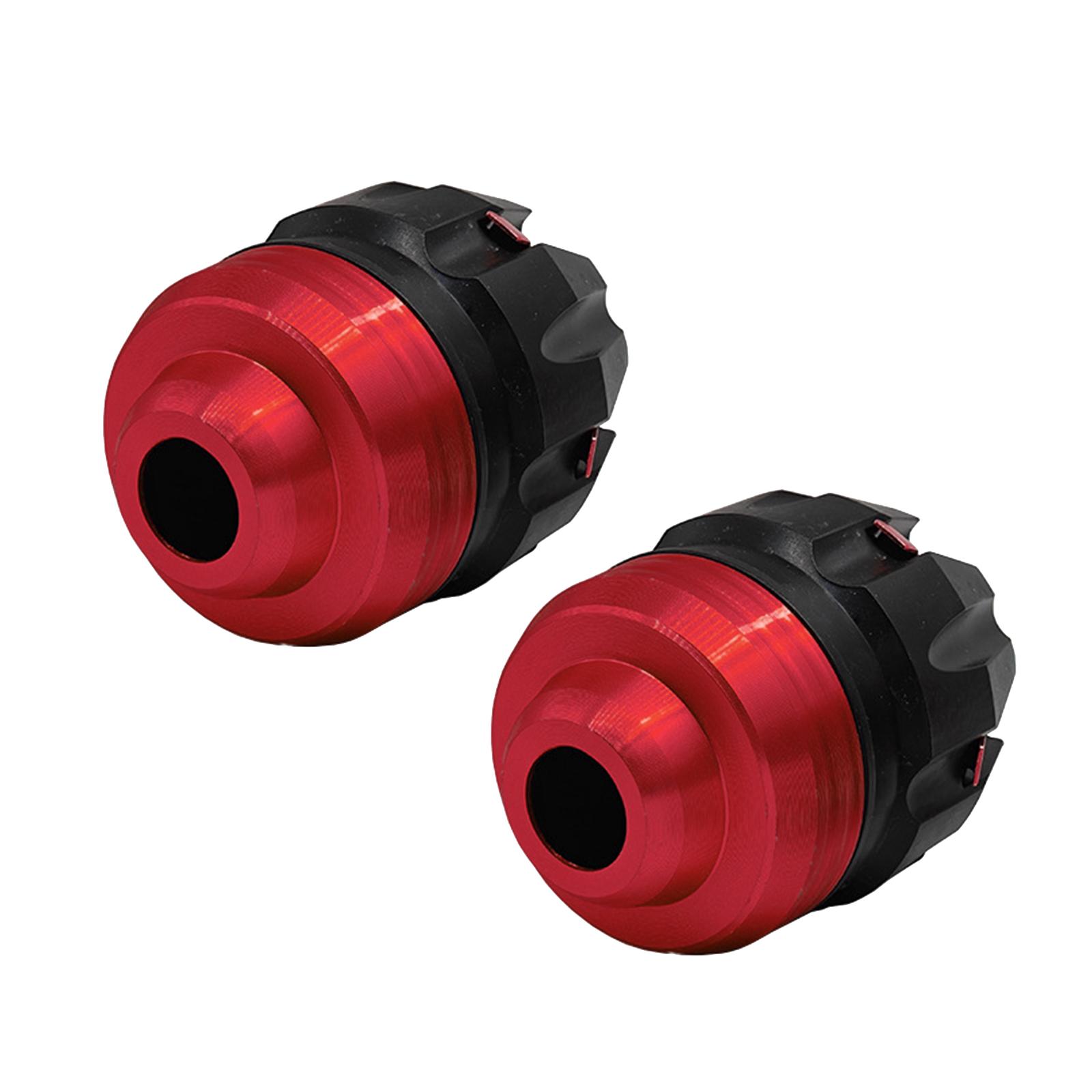 

Универсальные защитные чашки для передней вилки мотоцикла, алюминиевые ударопрочные буферные чашки, простая установка для безопасной езды красный