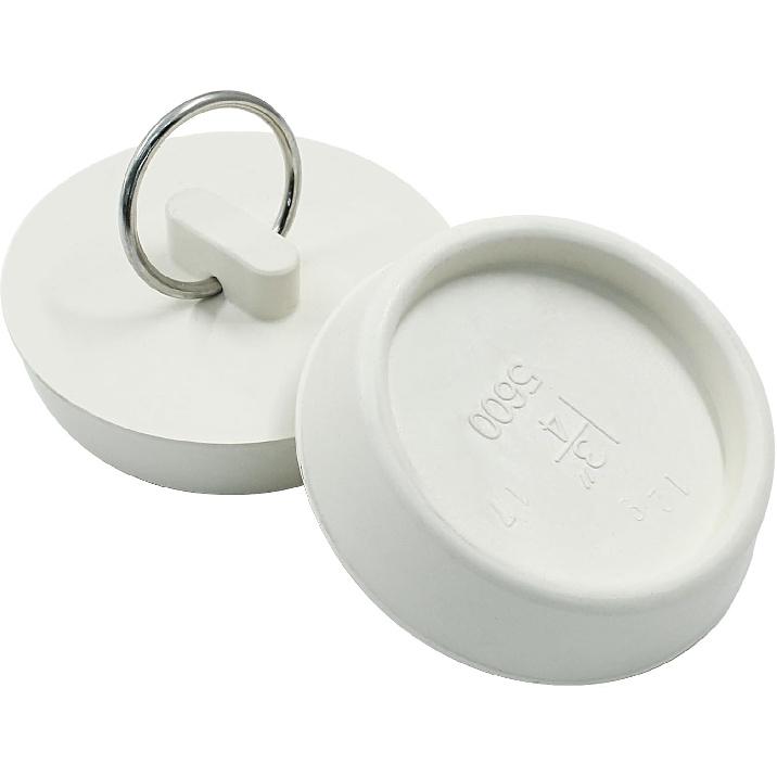 2Pcs Rubber Drain Stopper Fits 1-3/4 Inch to 1-7/8 Inch, Bathtub Drain Plug with Hanging Ring, Rubber Sink Stopper Drain Plug for Bathtub, Kitchen