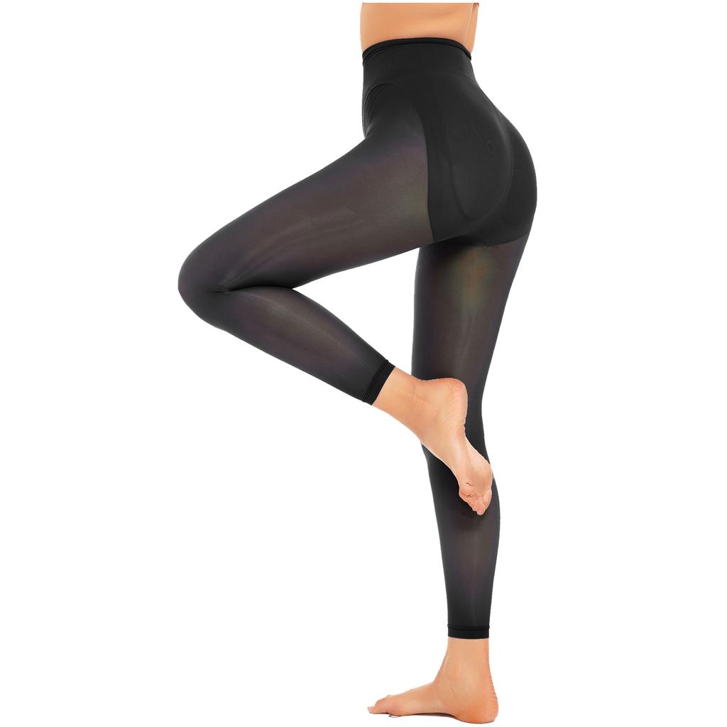 Ladies See Through High Waist Skinny Pants Open Crotch or Regular Stockings Honeymoon Gift