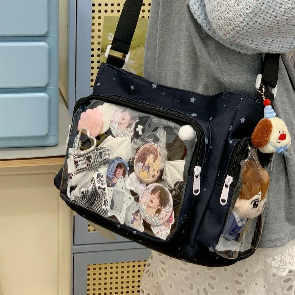 New Japanese Cute Kawaii Ulzzang Ita Bag Harajuku Sweet Casual Crossbody Bag For Daily Commute Preppy Style Y2K Shoulder Bag