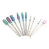 10pcs Nail Art Grinding Head Dead Skin Removal Nail Drill Bits Sanding Polishing Head Set