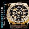 Daniel & Douglas DD8802DG-BK3 Automatic Watch, Gold and Black, Men's Mechanical Self-Winding Watch