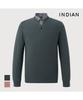 INDIAN Solid Double Collar Polo Knit_Miebp4Sc401