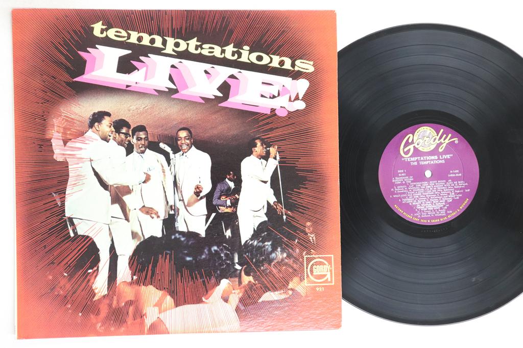 LP Record TEMPTATIONS - Temptations Live! G921 GORDY 1967 US Soul/Funk Used