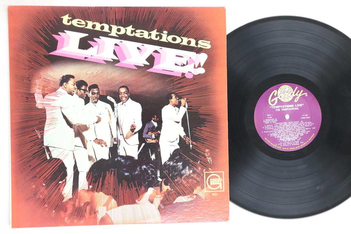 

LP Record TEMPTATIONS - Temptations Live! G921 GORDY 1967 US Soul/Funk Used