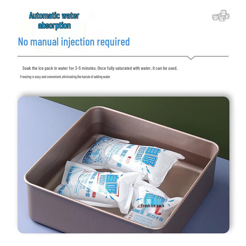 Reusable Self-Absorbing Ice Pack