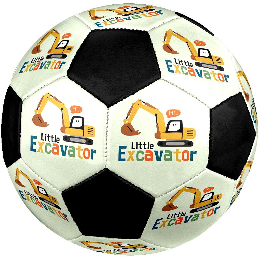 Excavator Theme Size 5 Soccer Ball, Suitable for Both Indoor and Outdoor Matches, a Gift Suitable for Everyone.