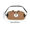 Portable Car Rear Seat Foot Hammock Adjustable Hanging Footrest For Travel Office And Car Interior Comfort Relax Accessory