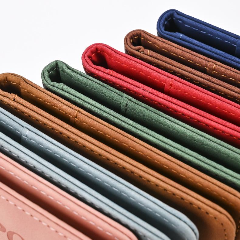 2024 Anti-Magnetic RFID Color-Changing PU Passport & Ticket Holder Wallet