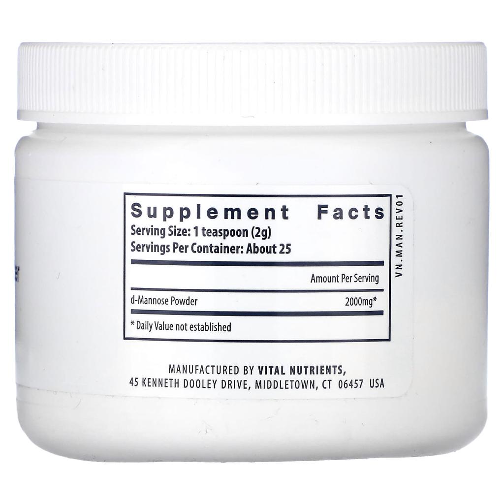 Mannose Powder, 50G(1.76Oz)