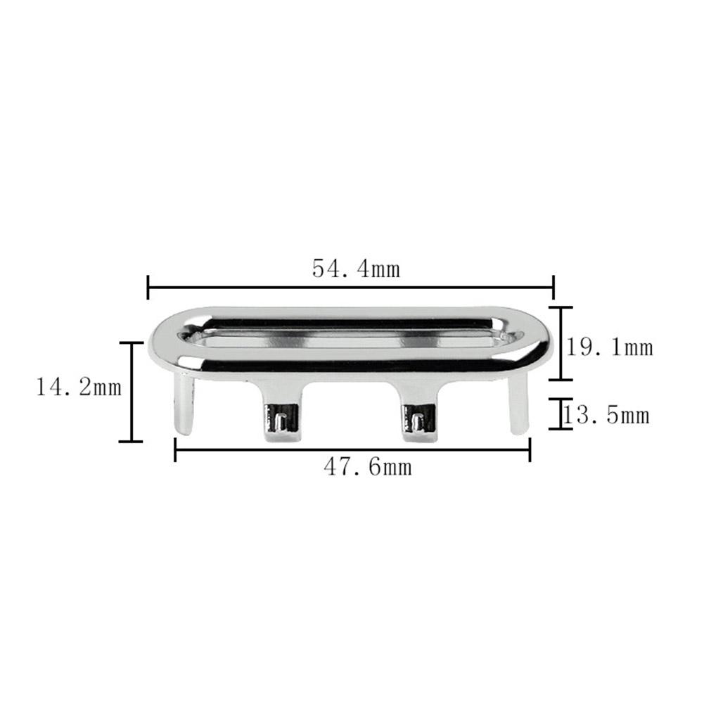 Basin Sink Spare Oval Overflow Cover Tidy Trim in Chrome Stylish Replacement