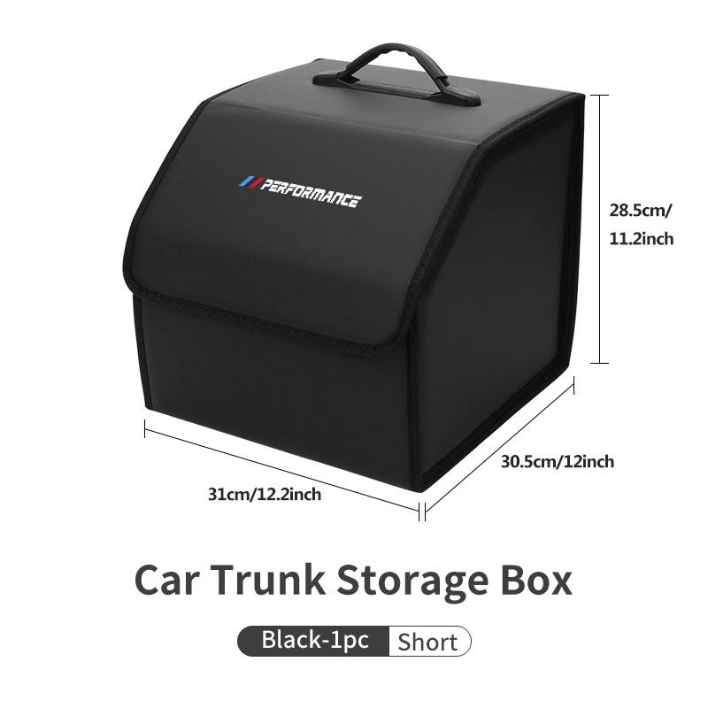 XKUGH1 For BMW New 2025 Car Trunk Organizer Box Tailbox Stowing Tidying Storage Bag Accessories For BMW E70 E91 E30 G30 E53 M3 M5 X6 X4