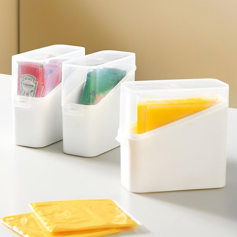 Cheese Keeper Case Airtight Food Storage Container With Lid Large Capacity Slice Cheese Holder Frige Odor Transparent Organizer