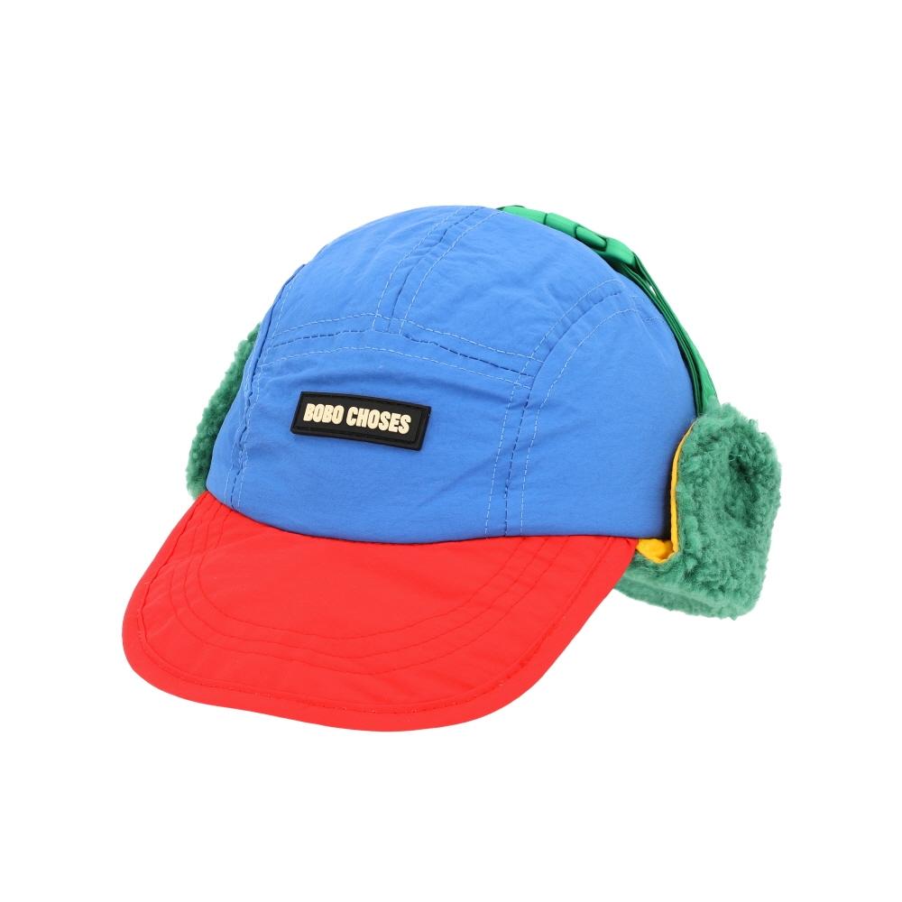 Bobo Choses Color Block Winter Ear Muff Cap B225ai028