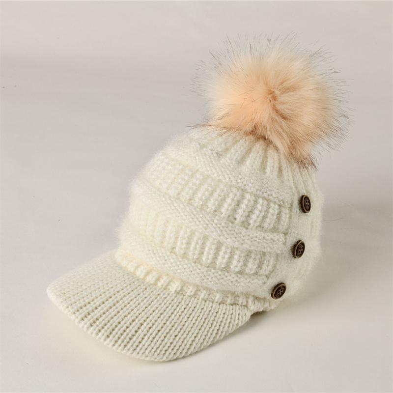 Knitted Hat Women Winter Hats for Women Ladies Beanie Girls Skullies CAPS Bonnet Femme SnapBack Warm Wool Hat