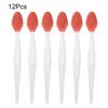 Silicone Lip Scrub Brush Double Sided Lip Exfoliator for Lightening Dark Lips Facial Cleaning Tool for Dry Skin Chapped Lips
