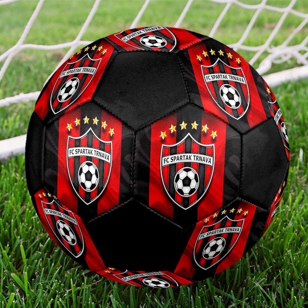 Pallone da Calcio FC Spartak Trnava, colorato, adatto a tutte le età, cucito a macchina, materiale PVC, qualità da competizione, durevole e ad alto rimbalzo