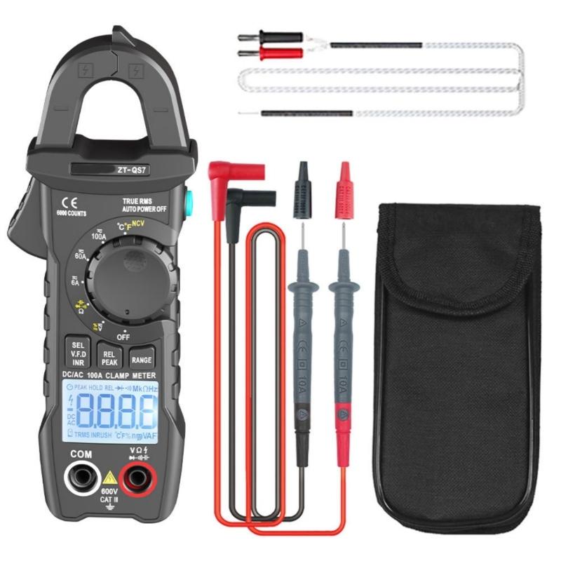 

Multimeter With Clamp Function For Precise Voltage Current Resistance Capacitance Measurements In Tight Space 1