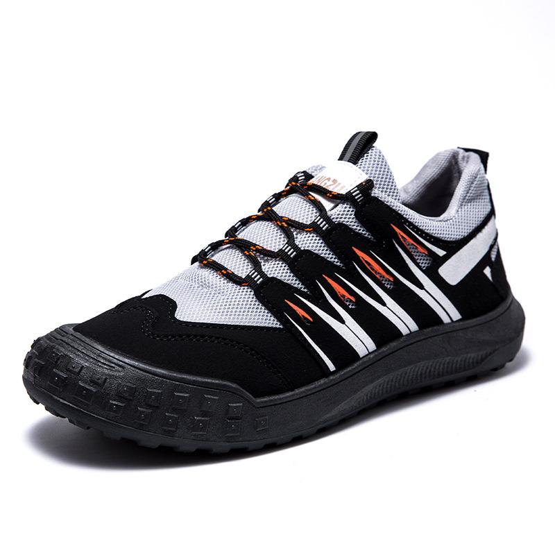 Letní síťované sportovní boty Pánské horolezecké Prodyšné Pohodlné Protiskluzové Ploché boty Venkovní Cestování Dovolená Volnočasová obuv