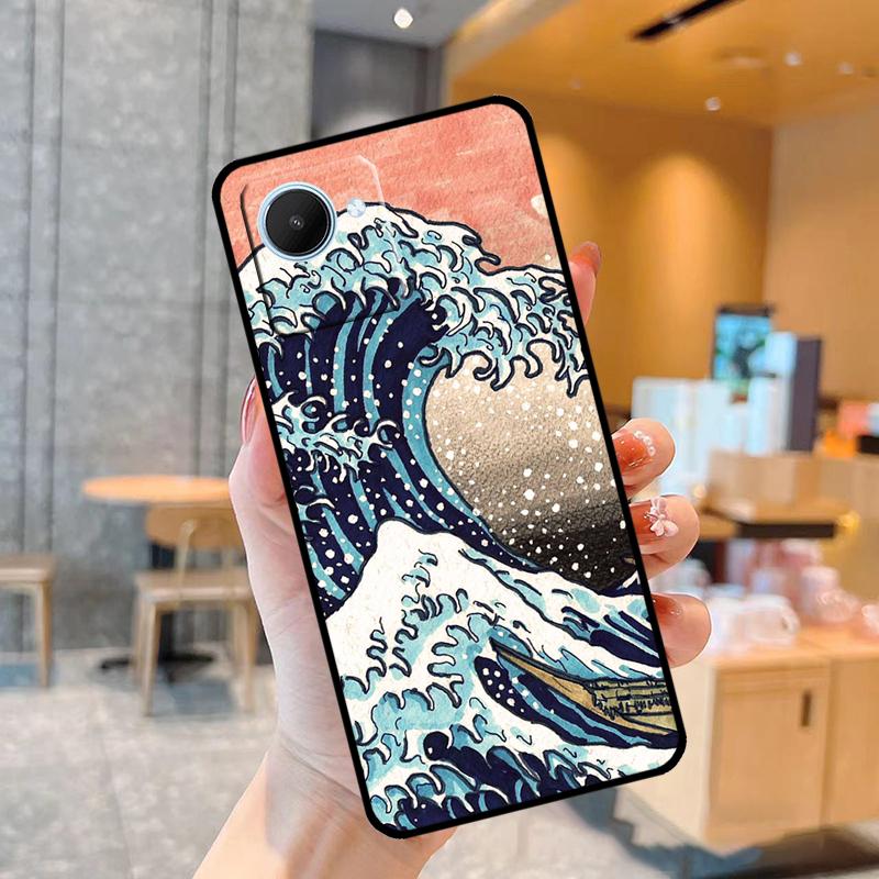 The Great Wave Off Kanagawa For Realme GT7 Pro GT6 10 11 12 13 14 15 Pro Plus C55 C71 C75 C67 C63 C61 C53 C35 C65 Case