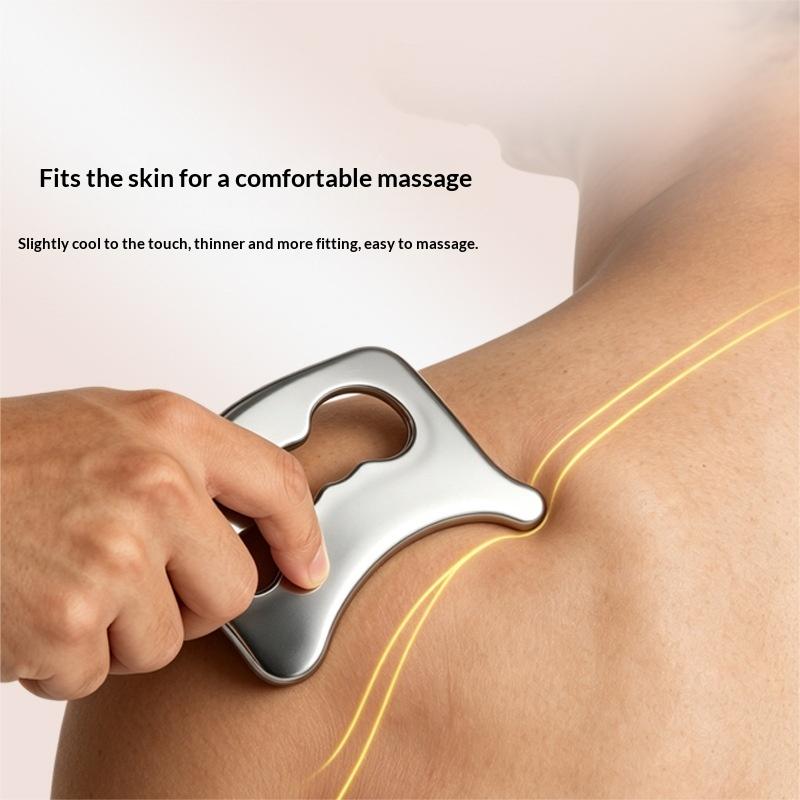 Stainless Steel Gua Sha Massage Tool Rust Resistant Scraping Massager for Deep Tissue Massage Post Exercise Recovery