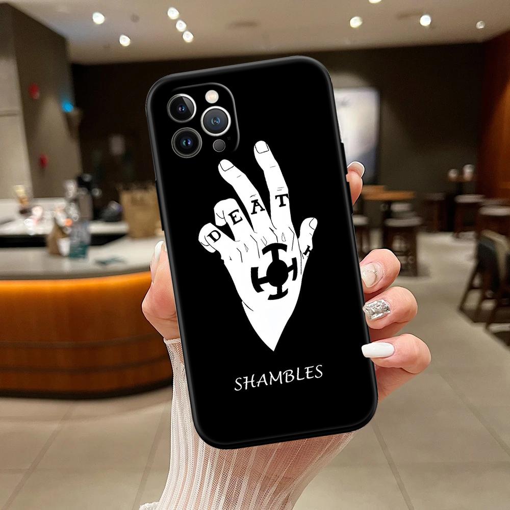 One Piece Law New High-End Shell Phone Case for iPhone 16 15 14 13 12 Pro Max Plus Mini