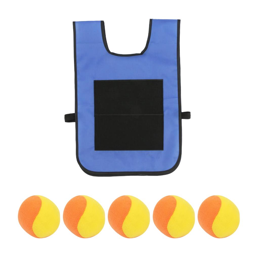 Interactive Outdoor Sticky Ball Vest Set for Kids and Families Adjustable Design for All Ages