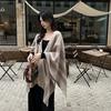 Retro Cashmere Shawl Women'S Outerwear Spring And Autumn High-End Fashion Foreign Style Wool Knitted Scarf Cape