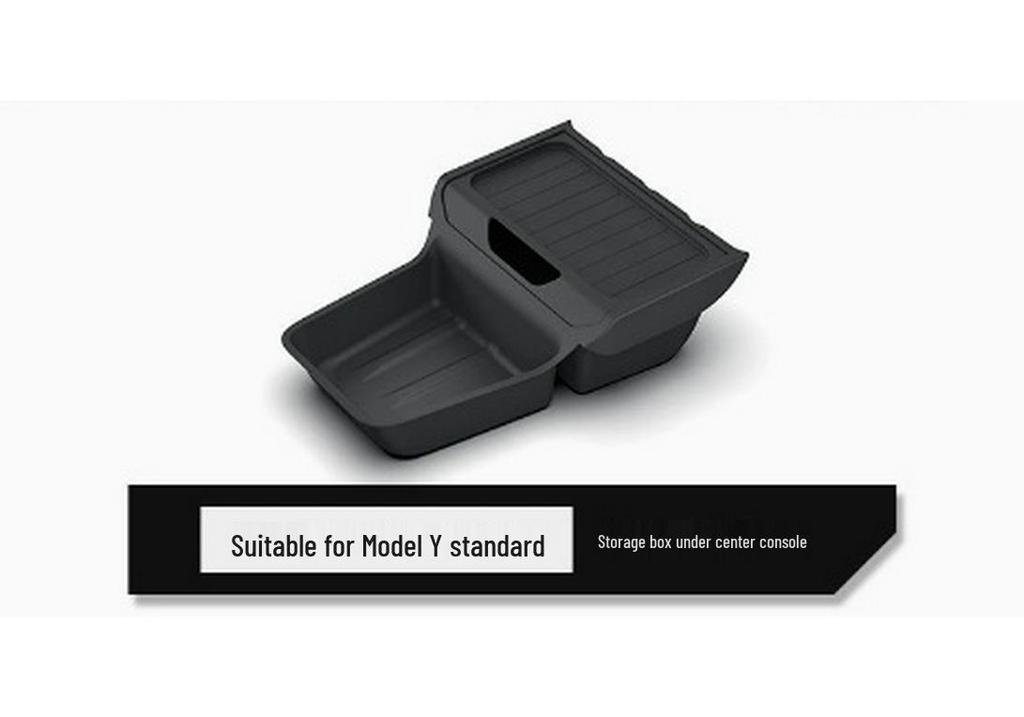 Compatible Lower Storage Organizer Box for Tesla Model Y 2025 Central Console
