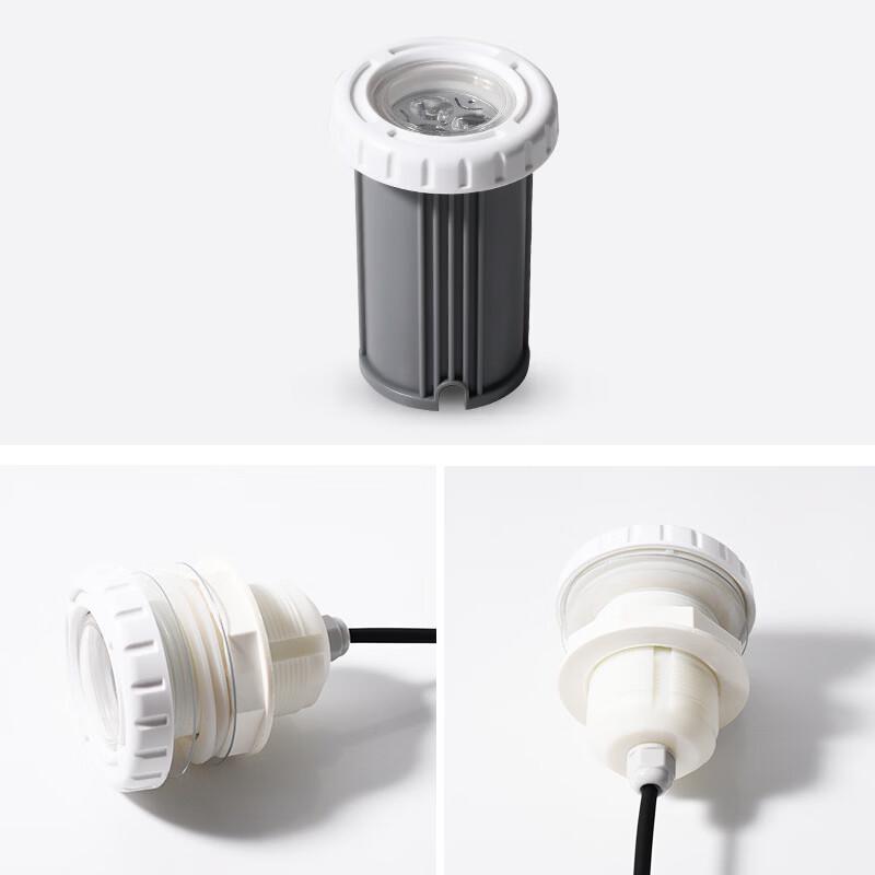 NuFeng Embedded Film Underwater Pool Light, 3W Pure White