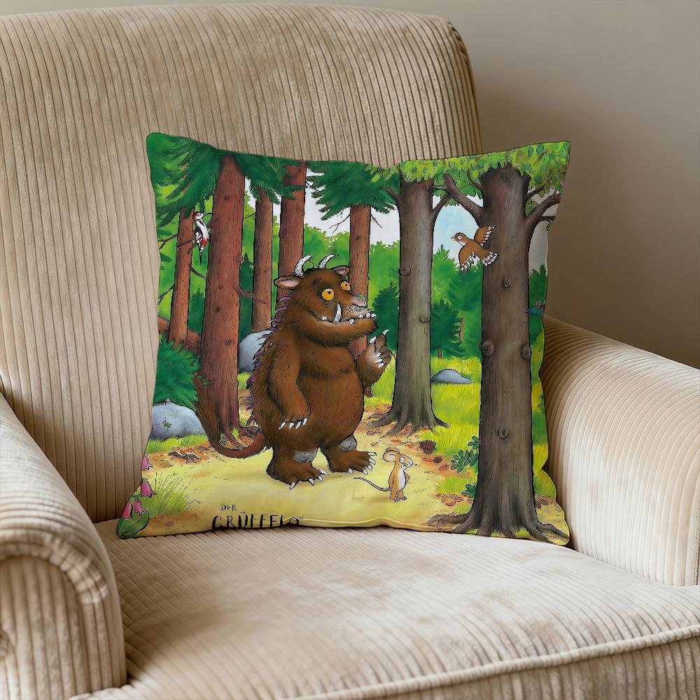 The G-GGruffalo Cushion Cover Outdoor Sofa Decorative Square Living Room Bedroom Car