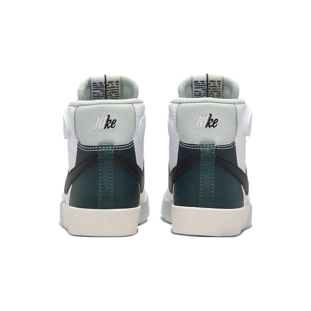 Nike Blazer 77 SE (PS) Non-Slip Durable Mid-Top Kids Skate Shoes Kids Skate Shoes White Green FN6938-101
