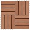 Day and Night - Day and Night Deep Relief Porch Tiles WPC 1 M² Light Brown 11 Units