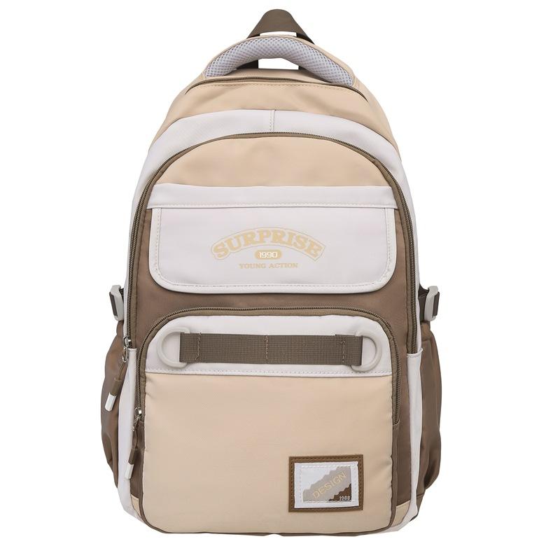 

Large Capacity Backpack New Style College Style Junior High School High School College School Bag Leisure Travel Commuter Backpack